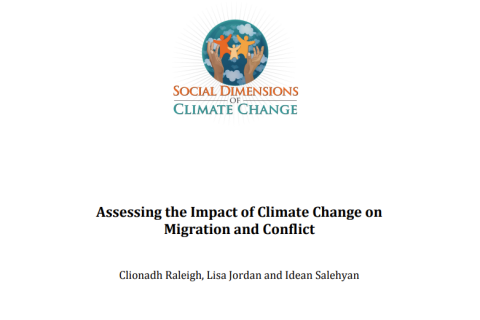 Assessing the Impact of Climate Change on Migration and Conflict